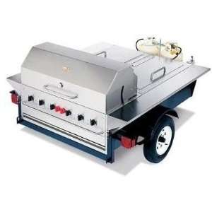  Crown Verity Tailgate Propane Gas Grill with Storage in 
