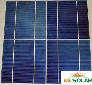 80 Multi Solar Cell 6x6 4W Each Cell No Edge Chip NEW  