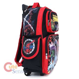 Spider Man School Roller Backpack/Bag Luggage16 Large  