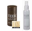 Toppik Fibers Hide Thin Hair TRAVEL LT BLONDE + Spray