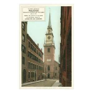  Old North Church, Paul Revere, Boston, Massachusetts 