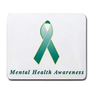  Mental Health Awareness Ribbon Mouse Pad: Office Products