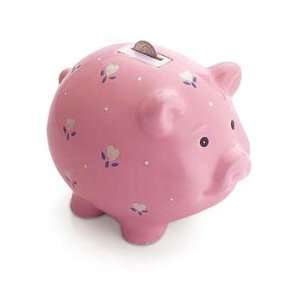  Musical Ceramic Piggy Bank by Russ (Pink) Baby
