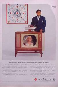 1959 RCA Victor Console TV Television ORIGINAL OLD AD  