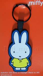 Miffy Rabbit Disney Rubber Key Chain toy   