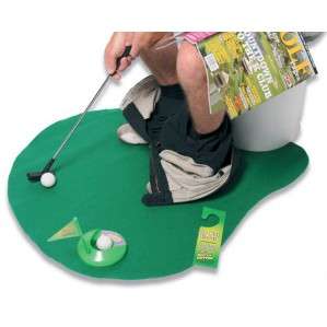 Toilet Time Golf Game   Potty Putter   Mens Gift NEW  