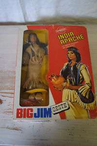 BIG JIM CONGOST INDIAN APACHE  FIGURE BOXED  