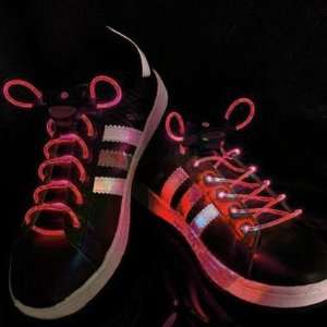  Red LED Shoelaces Light up Shoe Laces 