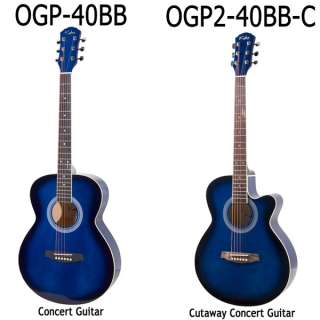 Concert Cutaway Acoustic Guitar w/ DVD Lesson and Tuner  
