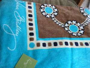 VERA BRADLEY Beach Towel TOTALLY TURQ New with Tags  