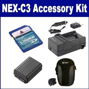 Sony Alpha NEX C3 Digital Camera Accessory Kit includes: KSD2GB Memory 