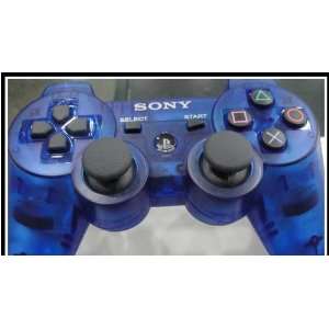   Wireless Bluetooth Controller Sony PS3(Transparent blue): Electronics