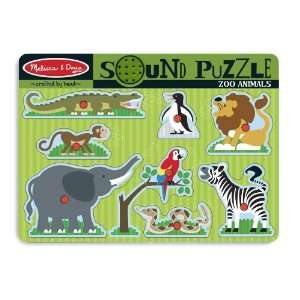    Melissa & Doug Zoo Animals Sound Puzzle   2010: Toys & Games
