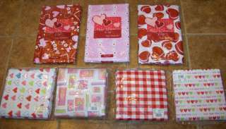 Valentines Day Vinyl Tablecloth Hearts Red Pink   7 Styles  8 Sizes U 