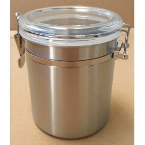  Oggi Stainless Steel Airtight Canister with Acrylic Lid 