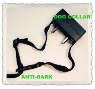   Bark Electric Sound Static Dog Collar RED OR BLACK RANDOM COLOR E338