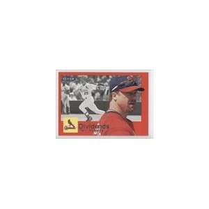  2000 Fleer Tradition Dividends #D13   Mark McGwire Sports 