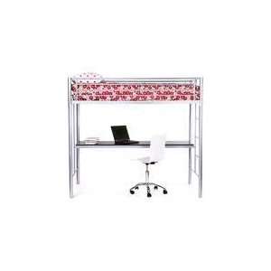  Study Loft Bed Frame w/ Desk & Chair