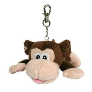    Jumpin Bananas Mini Chuckle Buddies Monkey Key Chain Toys & Games