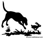 Rabbit And Dog Decal, Truck Window Hunting Stickers 6 items in 