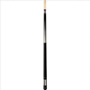 Players G 2222 Black Pool Cue with White and Silver Transfers Weight 