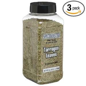 Spicemaster Spicemaster Tarragon Leaves, 3 Ounce Plastic Canisters 