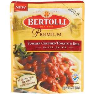 Bertolli Sauce Tomato Sauce Premium Summer Crushed Tomato & Basil   6 