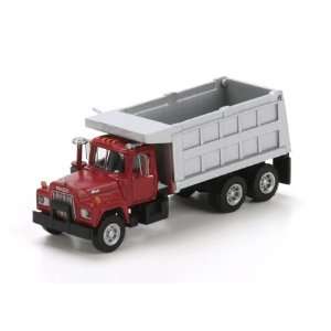  N RTR Mack R Dump Truck, Maroon: Toys & Games