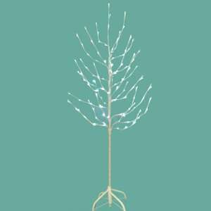  Artificial Christmas Twig Tree   Pure White Lights