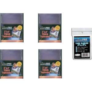  4 Pack LOT of Ultra Pro   25 Pack of 3 x 4 Super Thick Top 