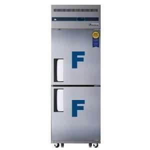   Cu. Ft. Capacity Single Solid Split Door Upright Reach in Freezer