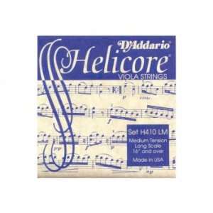  DAddario Helicore Viola Strings A string, med, long (over 