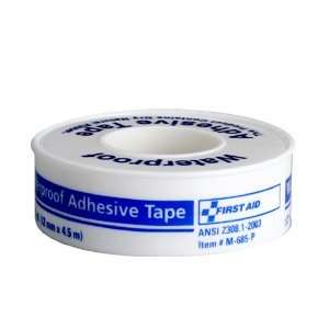  1/2x5 yd. Waterproof tape w/ plastic spool, 1 ea. Health 