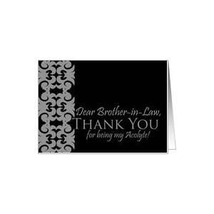  Wedding Thank You Acolyte Brother in Law Card Health 