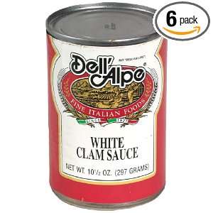 Dell Alpe White Clam Sauce, 10.5 Ounce (Pack of 6)  