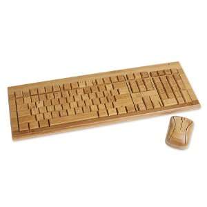  Bamboo Wireless Keyboard and Mouse Electronics