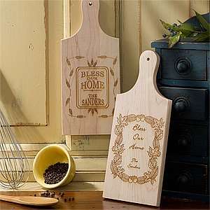  Personalized Wood Cutting Board   Bless Our Home Kitchen 